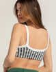 SKY & SPARROW Gingham Basic Bralette image number 4