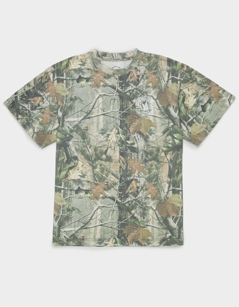 LAST CALL CO. Live Free Mens Heavyweight Tee - CAMO
