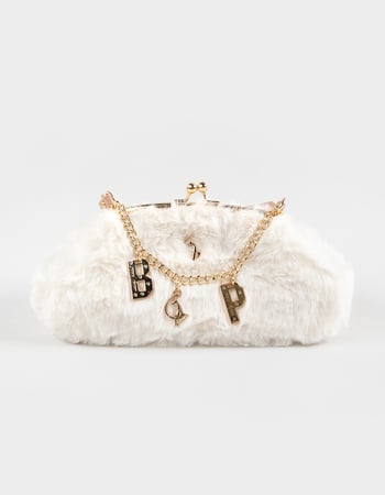 BABY PHAT Janet Frame Faux Fur Baguette Bag Alternative Image
