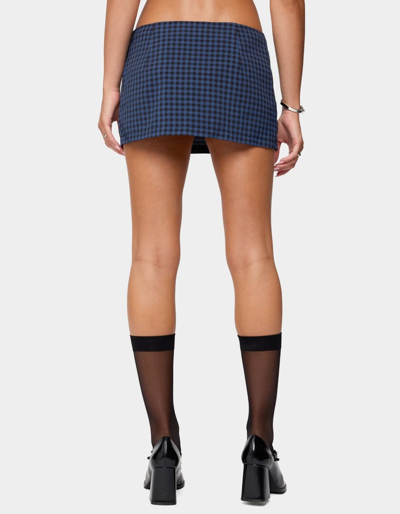 EDIKTED Winsley Gingham Mini Skort image number 2