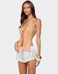 EDIKTED Sequin Knit Split Front Backless Top image number 2
