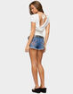 EDIKTED Vaila V-Neck Wrap Knit Top image number 4