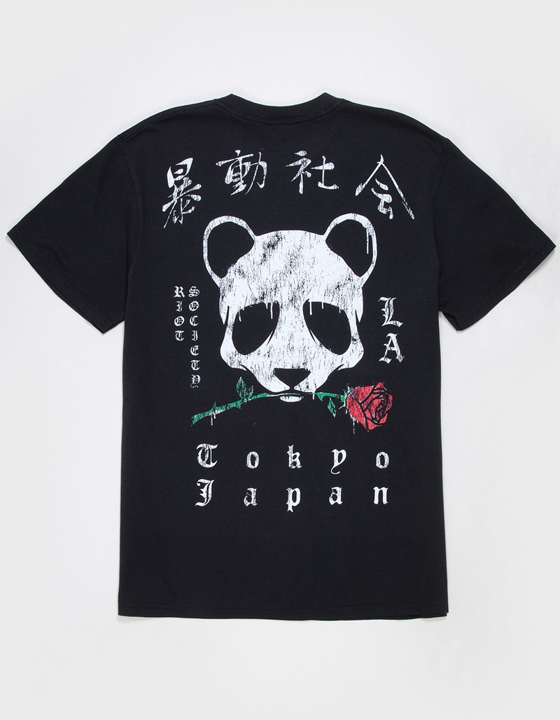 RIOT SOCIETY Panda Mens Heavyweight Tee image number 0