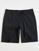 RSQ Mid Length Mens Charcoal Hybrid Shorts image number 2
