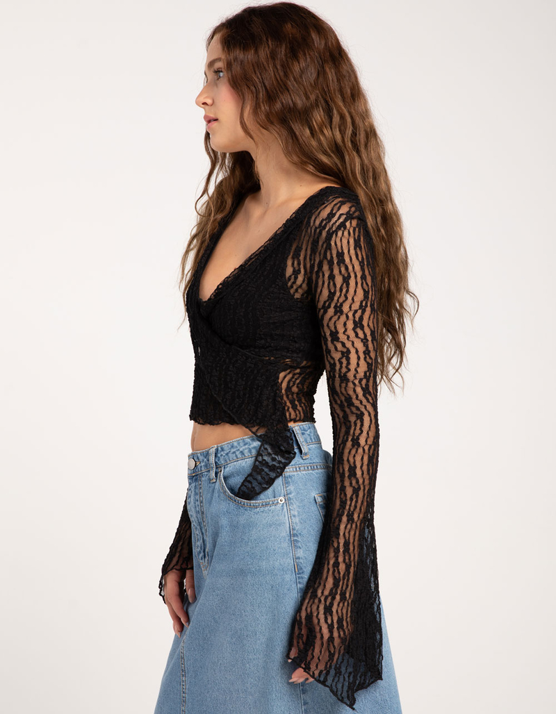 COTON CANDY LA Lace Surplus Womens Top image number 1