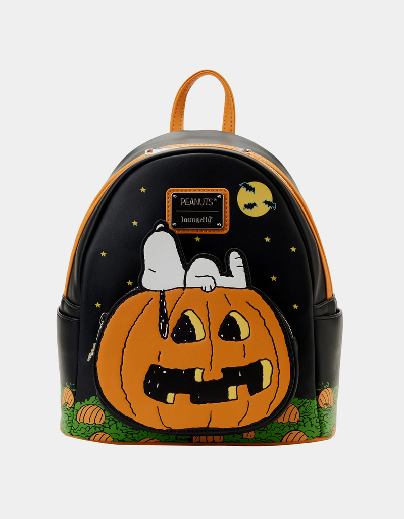 LOUNGEFLY Peanuts Great Pumpkin Snoopy Mini Backpack image number 0