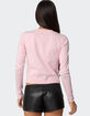 EDIKTED Cherry Leopard Star Long Sleeve Tee image number 5