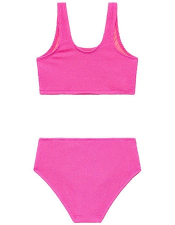 BEACH LINGO Girls Texture Bralette Bikini Set Alternative Image