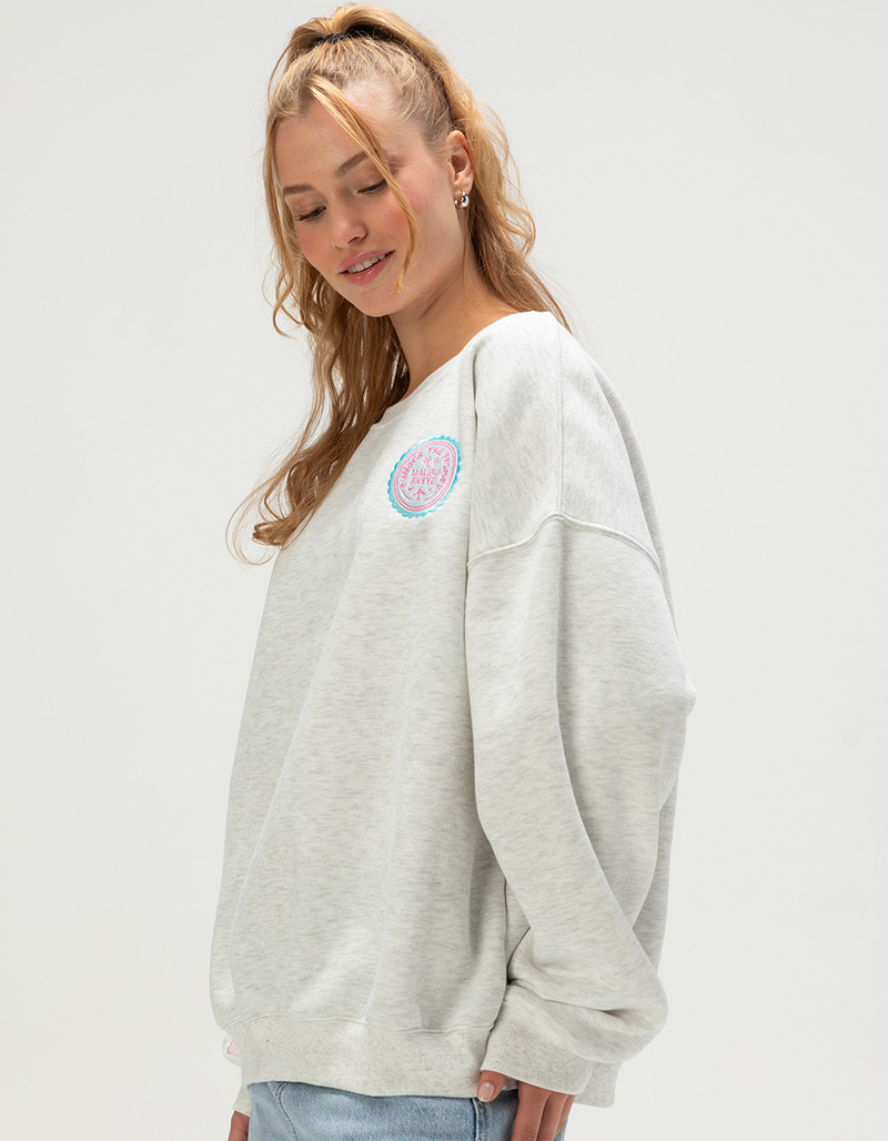 MALIBU SKYYE Stamps Womens Crewneck Sweatshirt image number 5