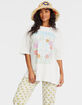 BILLABONG Peace And Love Womens Oversized Tee image number 1