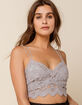 FREE PEOPLE Ilektra Gray Bralette image number 2