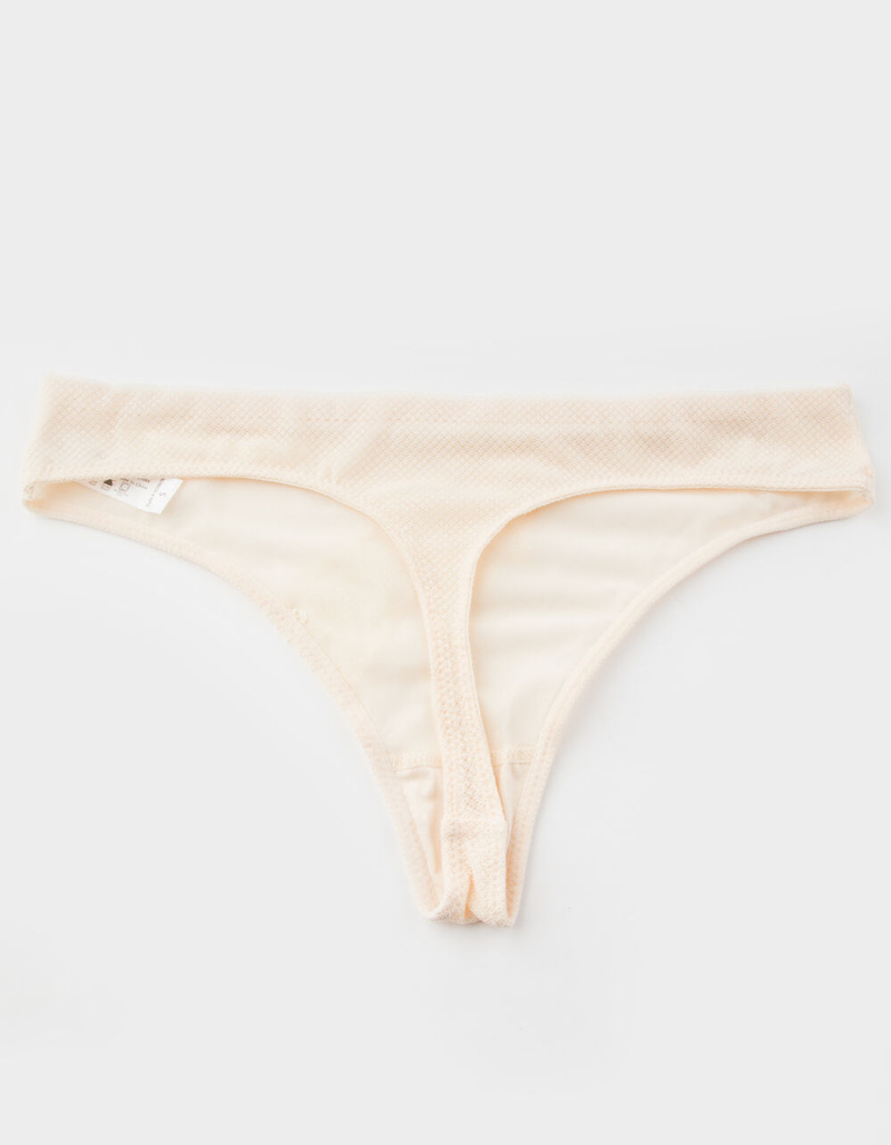 FULL TILT Lace White Thong image number 1