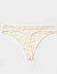 FULL TILT Lace White Thong image number 2