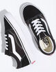 VANS Old Skool Black & True White Kids Shoes image number 3