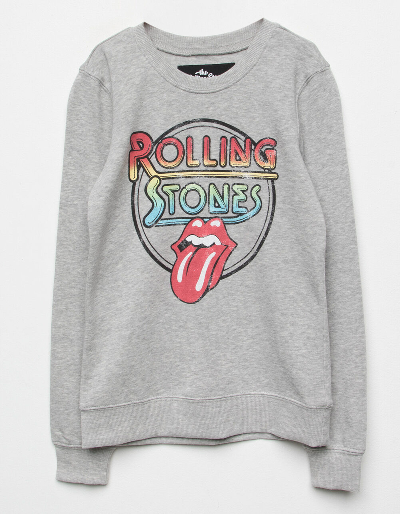 BRAVADO Rolling Stones Oversized Girls Crew Sweatshirt image number 1