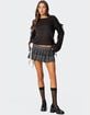 EDIKTED Amelia Lace Up Sleeve Sweater image number 2
