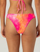 FULL TILT Tie Dye High Leg Cheekier Bikini Bottoms image number 4
