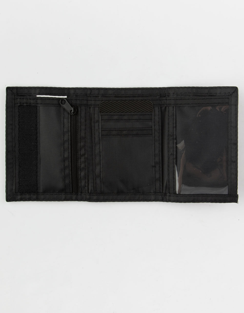 DICKIES Washed Nylon Red Trifold Wallet image number 1