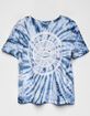 DICKIES Tie Dye Icon Check Girls Tee image number 1