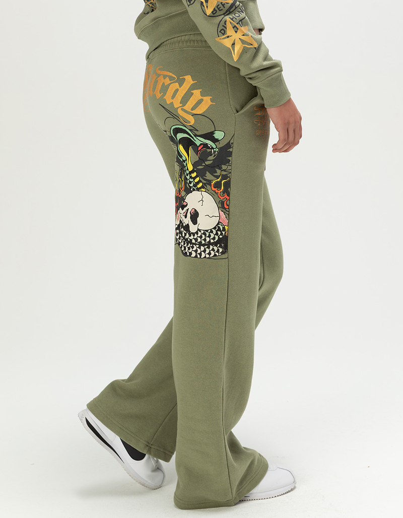 ED HARDY Cobra Flame Womens Sweatpants image number 2