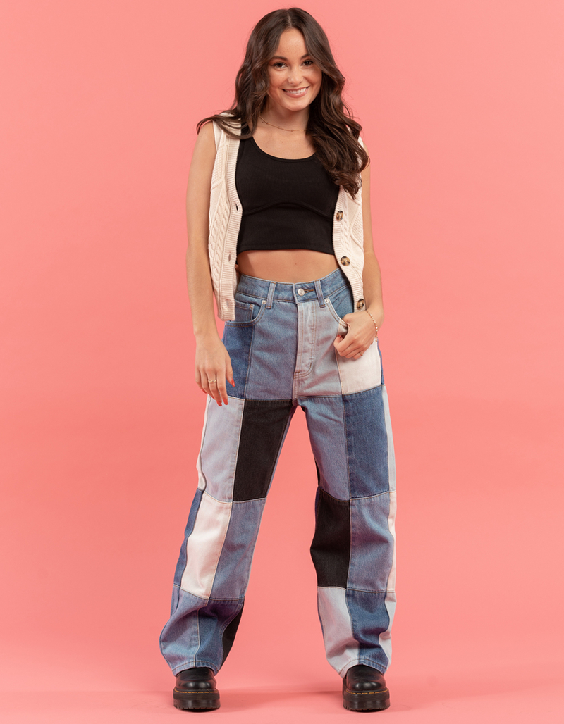 TRUEWRLD Colorblock Womens Jeans image number 0