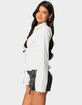 EDIKTED Sharon Collared Tie Front Top image number 3