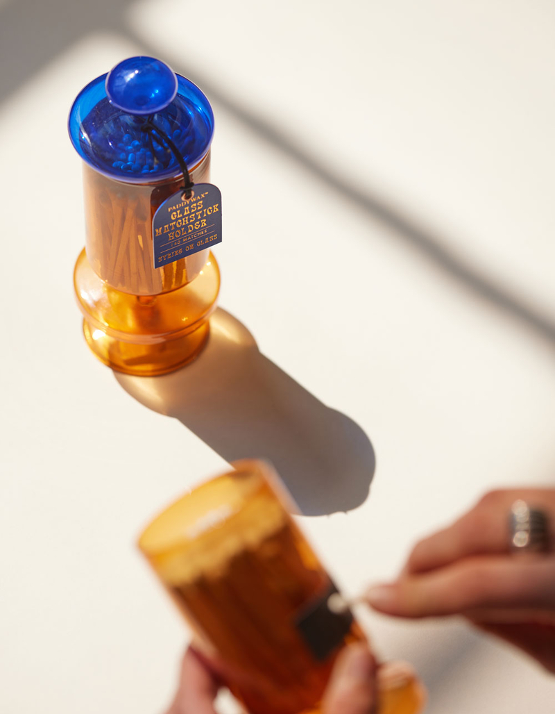 PADDYWAX Glass Matchstick Holder image number 2