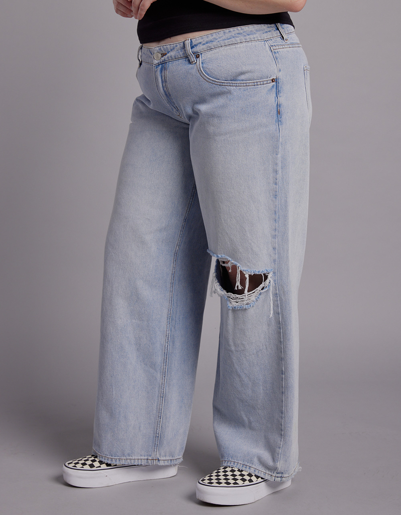 RSQ Womens Low Rise Baggy Jeans image number 6