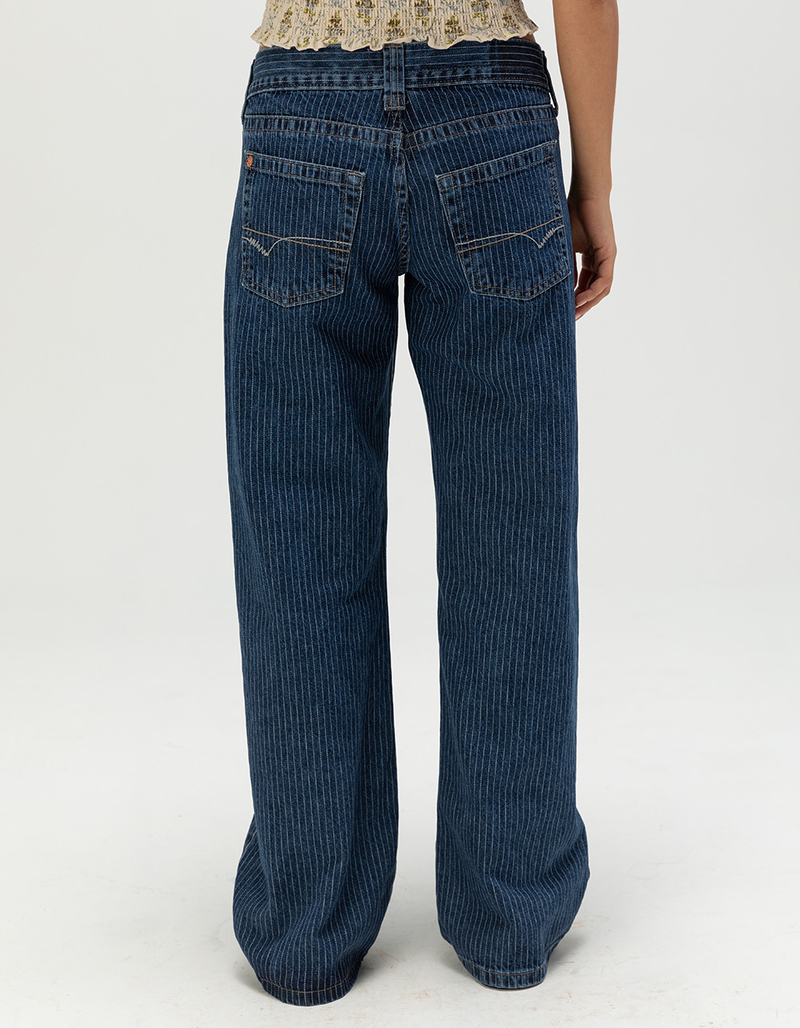 BDG Urban Outfitters Kayla Low Rider Womens Pinstripe Jeans image number 3