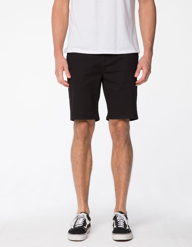 RSQ Mid Length Mens Black Chino Shorts BLACK Tillys