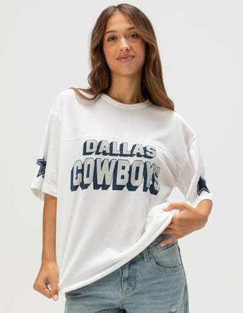 JUNK FOOD Dallas Cowboys Halfback Womens Jersey Tee Primary Image