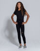 RSQ Ibiza Black Girls Ripped Skinny Jeans image number 2