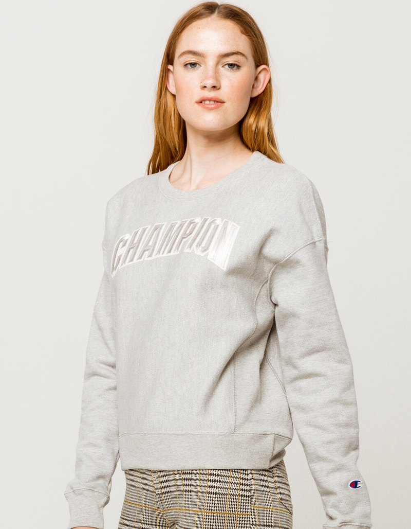CHAMPION Reverse Weave Womens Crew Sweatshirt image number 1