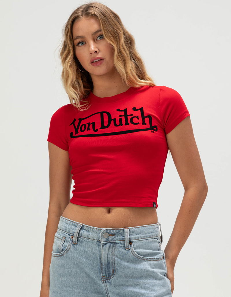 VON DUTCH Legendary Womens Baby Tee image number 1