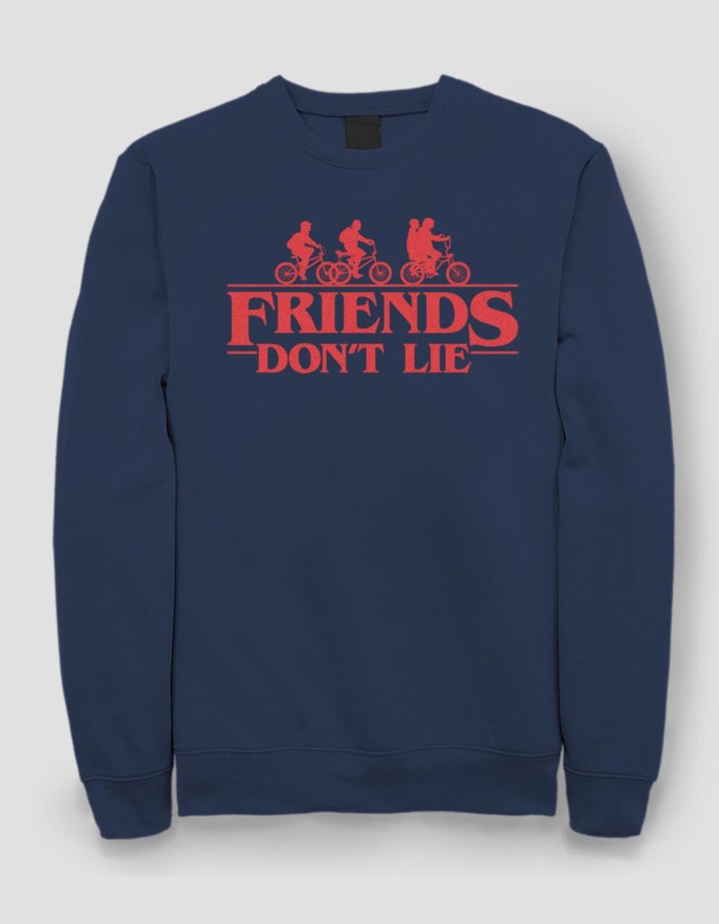 STRANGER THINGS Friends Don't Lie Unisex Crewneck Sweatshirt image number 0