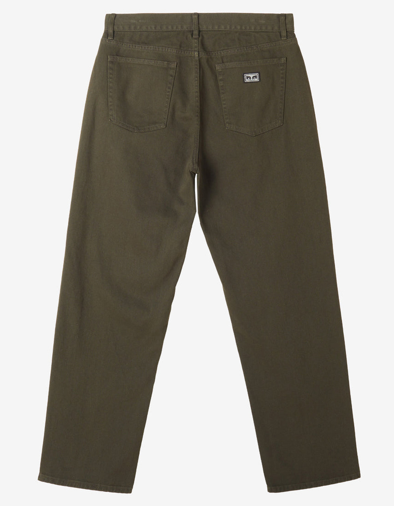 OBEY Hardwork Mens Pigment Denim Work Pants image number 1