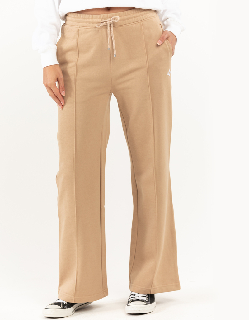 CONVERSE Womens Wide Leg Knit Pants KHAKI Tillys