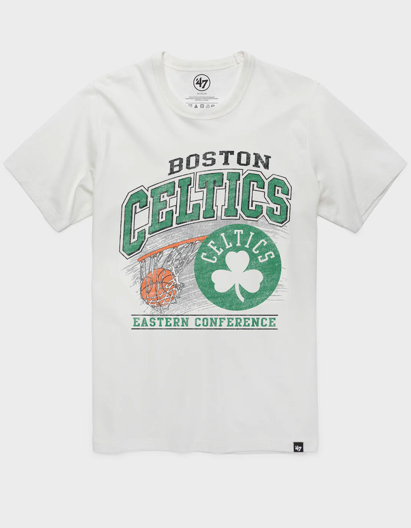 47 BRAND Boston Celtics Amp Up Mens Tee OFF WHITE Tillys