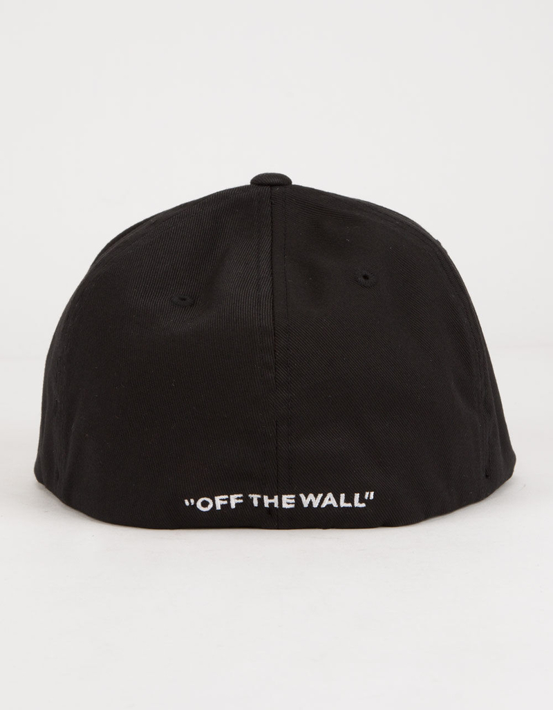 VANS Splitz Black Mens Flexfit Hat image number 1