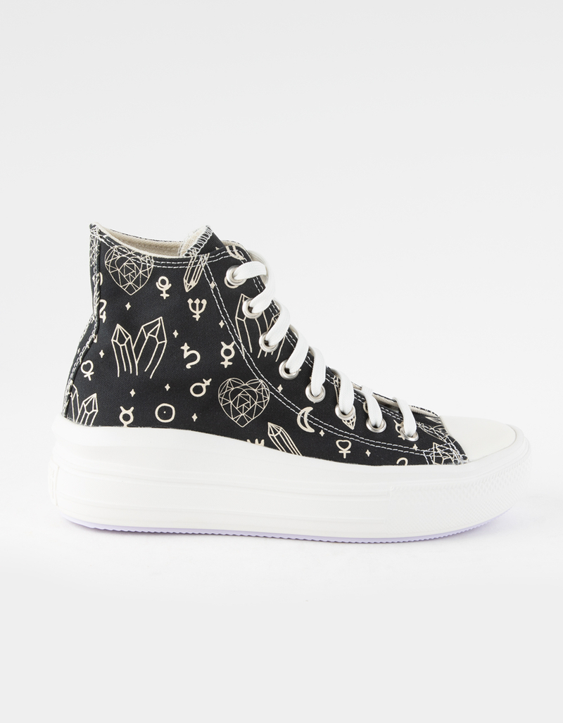 CONVERSE Chuck Taylor All Star Move Crystal Womens Platform High Top Shoes image number 1
