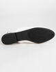 QUPID Chain Link Womens White Mules image number 5