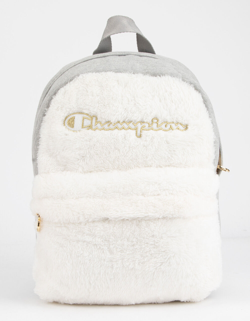 CHAMPION Textile White & Gray Mini Backpack image number 0