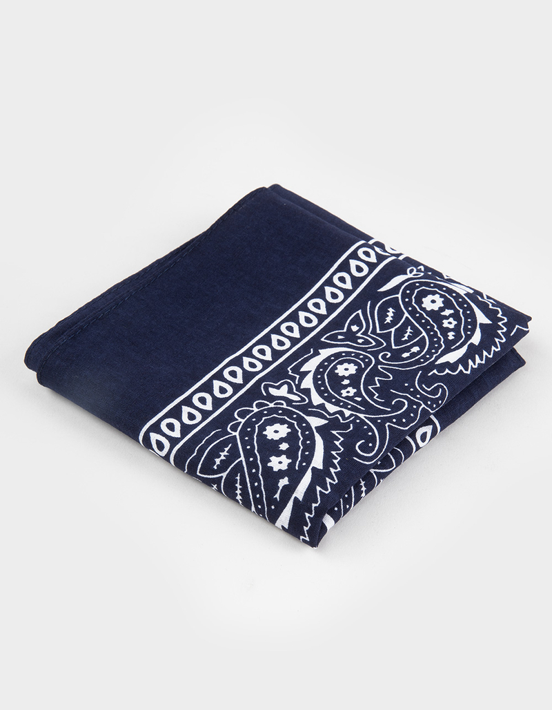 Navy Paisley Bandana image number 1