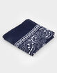 Navy Paisley Bandana image number 2