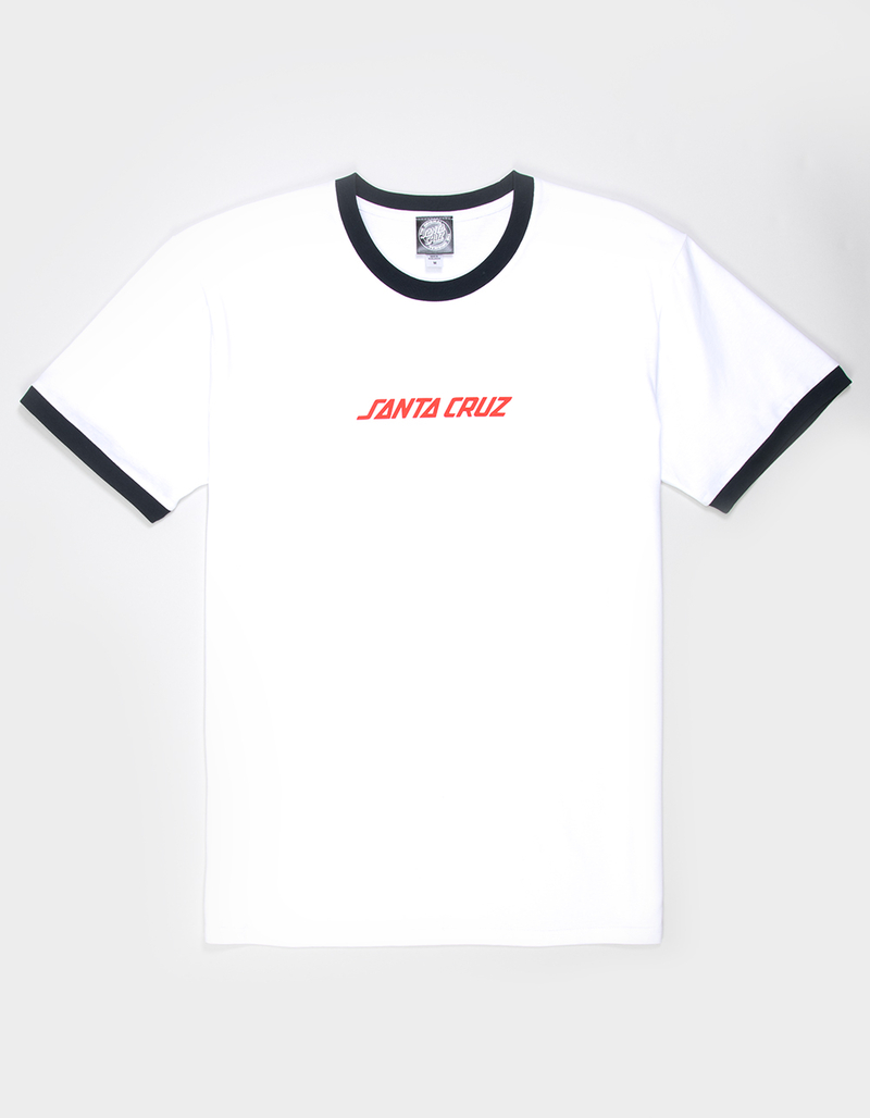 SANTA CRUZ Strip Mens Ringer Tee image number 0