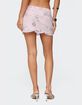 EDIKTED Nelley Beaded Sequin Chiffon Mini Skirt image number 5
