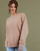 O'NEILL Choice Womens Oversized Crewneck Sweatshirt image number 6