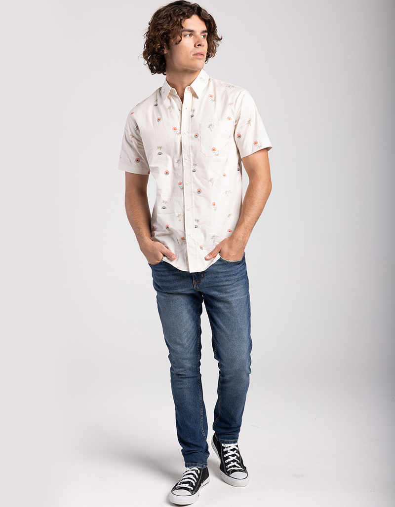 RSQ Mens Bamboo Button Up Shirt image number 4