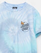 SANTA CRUZ Opus Dot Monarch Girls Tie Dye Tee image number 3