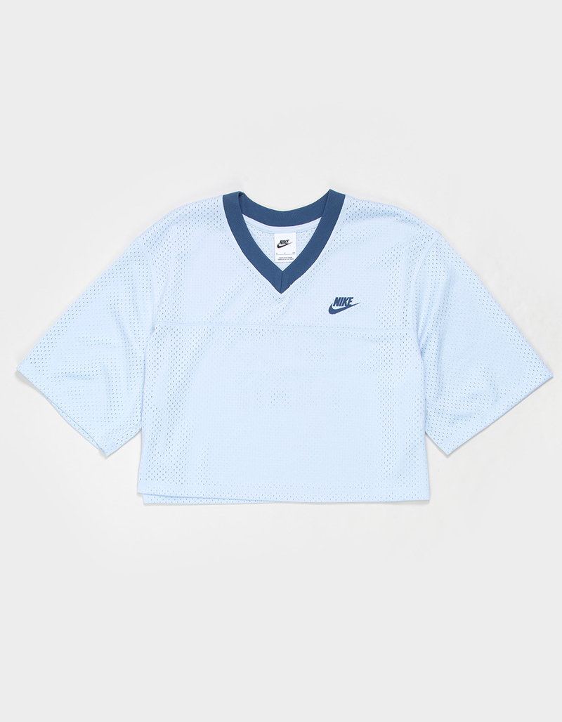 NIKE Womens Crop Mesh Jersey image number 1